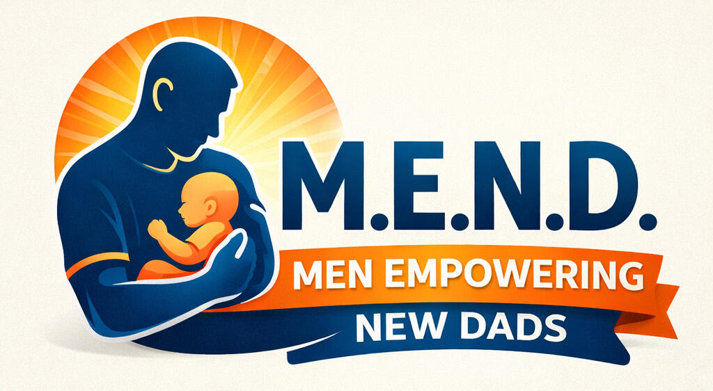 Logo for M.E.N.D., a nonprofit supporting fathers and families